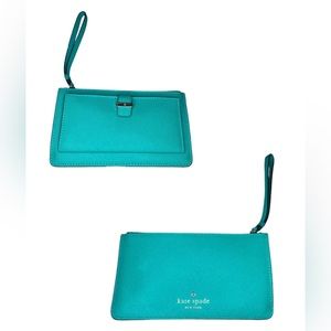 Authentic Kate Spade Wallet/Clutch NWT (Teal/Emerald)